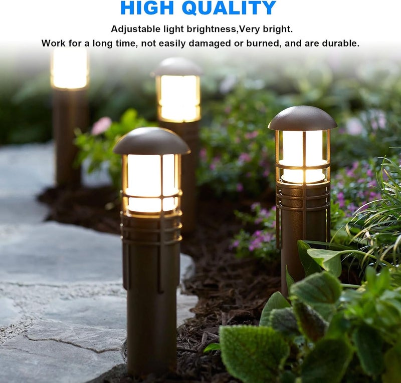 Kscjdg 7W 12V Landscape Light Bulbs -T5 Low Voltage Light Bulb for Garden Light Bulbs Deck Light Bulbs Yard Light Bulbs Low Voltage Landscape Light Bulbs -20 Pack - Image 2